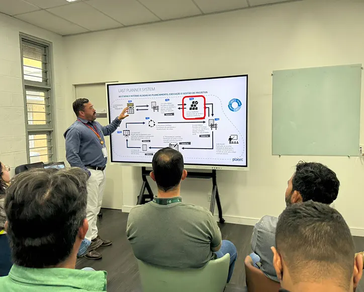 Projeto industrial gerenciado pela PLAORC